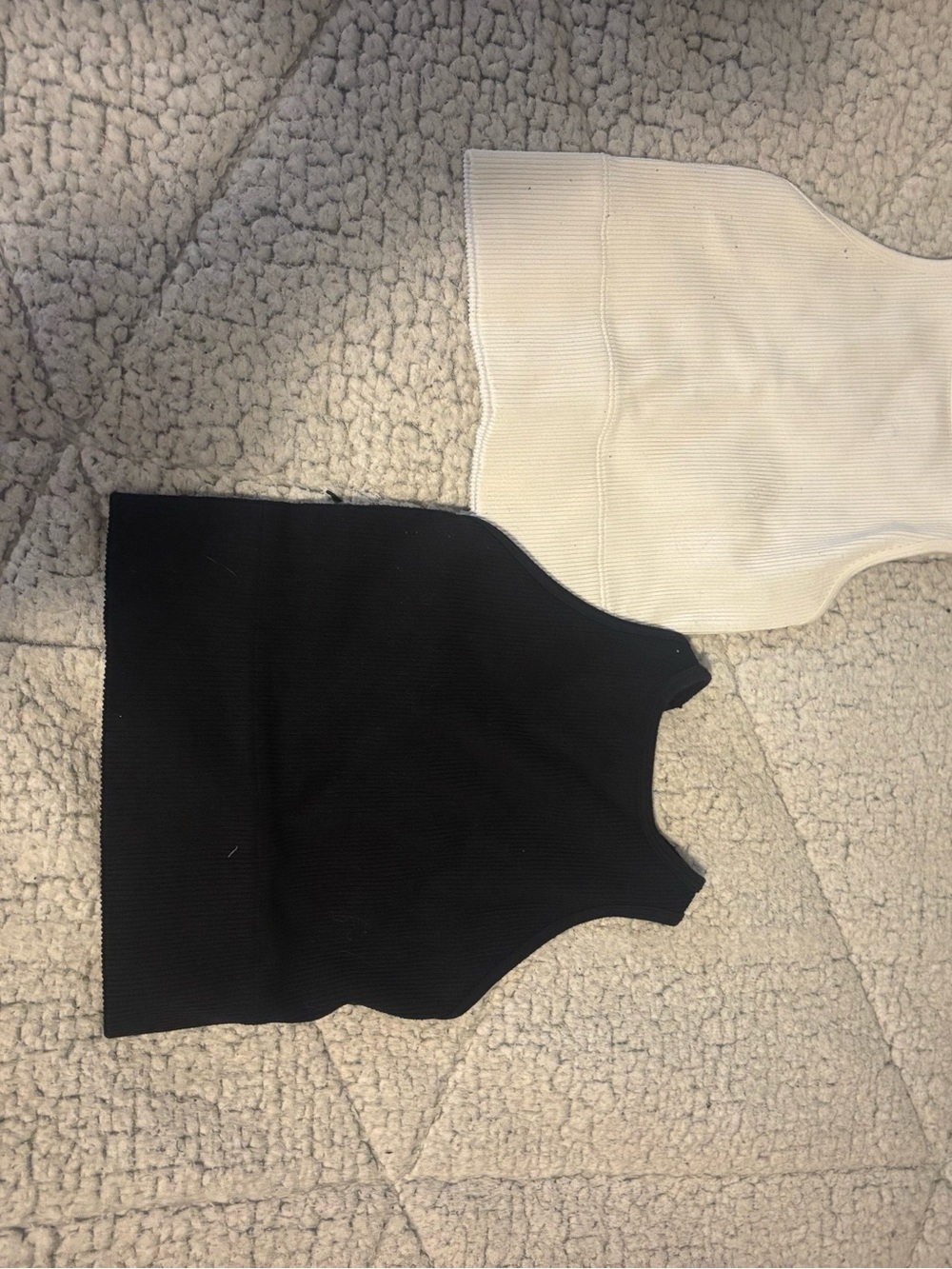 Black and white womens tank Size xs